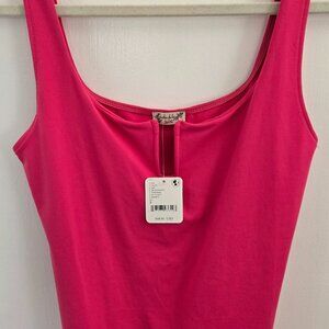 NWT Free People Intimately Pink Bodysuit